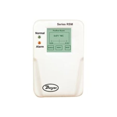 Dwyer Instruments Room status monitor, range +/-0.5" w.c., excitation 24 VAC. RSM-4-A